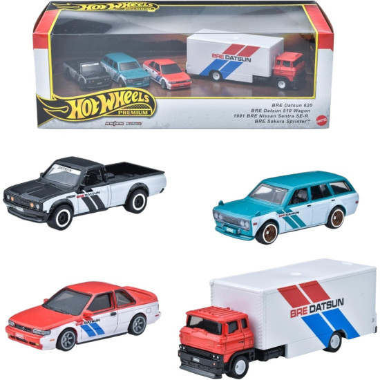 Hot Wheels HRT52 Premium Collector Set - BRE Datsun Ride